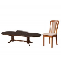 Rotunda-Wetson étkezőasztal 4db székkel